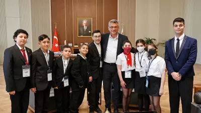 LÖSEV'in kahraman çocukları KKTC'de devletin zirvesinde ağırlandı