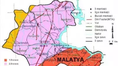 Malatya Diri Fay Hattı Haritası 2026: Riskli ve Az Riskli İlçeler