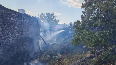 Manisa'da bir evde yangın çıktı: Kullanılamaz hale geldi