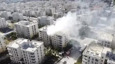 Mardin Nusaybin'de Evin Odunluğunda Yangın Çıktı, Can Kaybı Yok