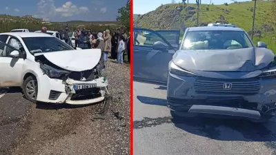 Mardin'de zincirleme kaza: 5 araç birbirine girdi, 5 yaralı