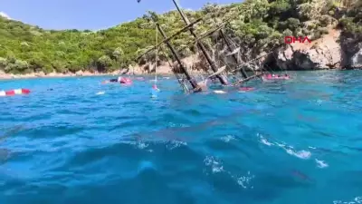 Marmaris'te tur teknesi battı: Sahil Güvenlik sevk edildi