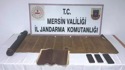 Mersin'de Tarihi Eser Operasyonu: 2 Şüpheli Yakalandı