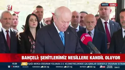 MHP Lideri Bahçeli'den Ülkücü Şehitler Anıtı'na Anlamlı Ziyaret
