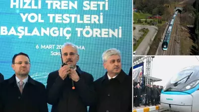 Milli hızlı tren 240 km/s hıza ulaştı, testler sürüyor