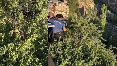 Nevşehir'de dere yatağına düşen engelli genç kurtarıldı