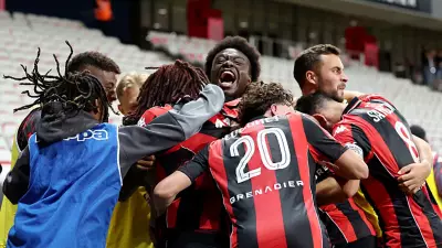 Nice, Ligue 1'de kalma başarısı gösterdi! Saint Etienne'i 4-1 mağlup etti