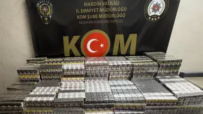 Nusaybin'de Kaçak Sigara Operasyonu: 7 Bin 100 Paket Ele Geçirildi