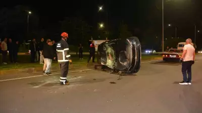 Ünye'de alkollü sürücünün neden olduğu kazada 2 kişi yaralandı
