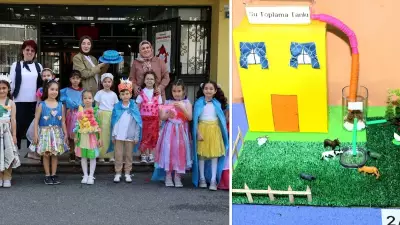 Öğrenciler Atık Malzemelerden Geri Dönüşüm Kıyafetleri Hazırladı
