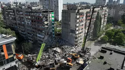 Rusya'dan Ukrayna'ya yoğun bombardıman: 9 katlı bina vuruldu