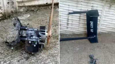 Samsun'da Çatıya Düşen İHA Panik Yarattı