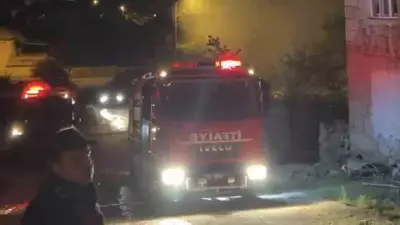 Seydişehir'de samanlık yangını itfaiyenin hızlı müdahalesiyle söndürüldü