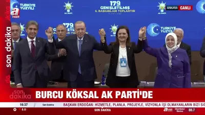 Son Dakika: Afyonkarahisar Belediye Başkanı Burcu Köksal AK Parti'ye Katıldı