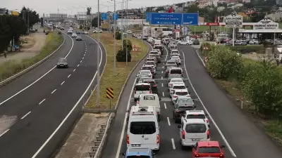 İstanbul-Tekirdağ Kara Yolunda Bayram Trafiğine Sıkı Tedbir