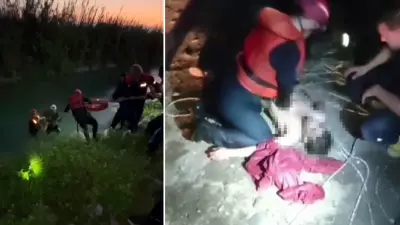 Sulama kanalına düşen genç kalp masajıyla hayata döndü