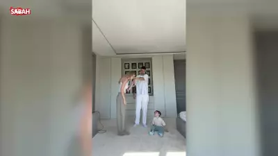 Tatlıses Ailesinde Bayram Neşesi! Yasemin Şefkatli, İdo Tatlıses'ten Harçlığını Böyle Kaptı