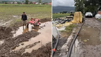 Tokat'ta şiddetli yağış nedeniyle 10 okulda eğitime ara verildi