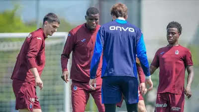 Trabzonspor, Ziraat Türkiye Kupası yarı final ilk maçı için Ankara'ya gitti