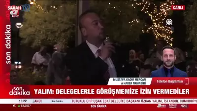 Özkan Yalım ek ifade verdi: Kadın delegeden iki çocuğunun işe alınması şartıyla Özel'e destek