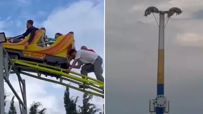 İzmir Buca'da lunaparkta kabus: Peş peşe arıza, metrelerce yüksekte mahsur kalanlar