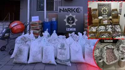 İzmir merkezli 3 ilde zehir tacirlerine dev operasyon: Milyonlarca uyuşturucu ele geçirildi
