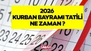 2026 Kurban Bayramı Takvimi: Arefe ve 9 Günlük Tatil Tarihleri