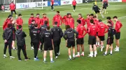 A Milli Takım'dan Dünya Kupası Hazırlıklarında Yeni Antrenman