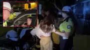 Adana'da polise aracını süren kadın sürücü tutuklandı