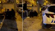 Adıyaman'da yüzü kapalı kadın polisi alarma geçirdi
