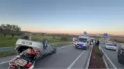 Aksaray'da Piknik Dönüşü Takla: 7 Yaralı
