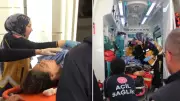 Aksaray'da süt sağarken elektrik akımına kapılan kadın ağır yaralandı