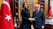Alevi Bektaşi Kültür ve Cemevi Başkanı Esma Ersin, MHP Lideri Bahçeli'yi Ziyaret Etti
