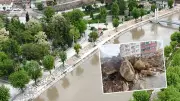 Almus Barajı'nda son durum: 4 bin hane tahliye edildi, 9 km set çekildi