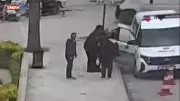 Amasya'da boğazına yiyecek kaçan sürücüyü polis Heimlich manevrasıyla kurtardı