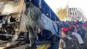 Şam'da boş otobüste patlama: 5 yaralı