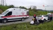 Çanakkale'de İki Otomobil Çarpıştı: 1'i Ağır 4 Yaralı