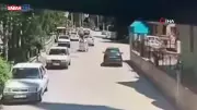 Ankara'da motosiklet kazasında ölen genç futbolcunun son anları kamerada