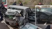 Çankırı'da Panelvan Park Halindeki Otomobile Çarptı: 3 Ölü, 5 Yaralı