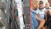 Şanlıurfa'da asansör 5. kattan yere çakıldı: Nefes kesen kurtarma
