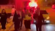 Antalya'da kız isteme merasiminde yakılan meşaleler yangın sanıldı