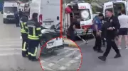 Antalya'da zincirleme kaza: 5 araç birbirine girdi, 5 yaralı var
