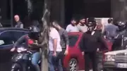 Ataşehir'de Motokurye ile Otomobil Sürücüsü Arasında Yol Verme Kavgası