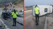 Aydın'da Feci Kaza: Minibüs Yan Yattı, 10 Yaralı