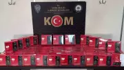 Aydın'da IMEI kaydı olmayan 100 cep telefonu ele geçirildi