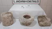 Aydın'da tarihi eser operasyonu: Roma dönemi sikke ve objeler ele geçirildi