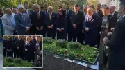 Bahçeli, Türkeş'in mezarını ziyaret etti
