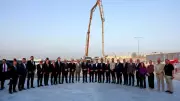 Bakan Fidan, Katar Türk Okulu'nun İnşaatında İncelemelerde Bulundu
