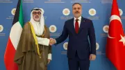 Bakan Fidan Kuveytli mevkidaşı Al Sabah ile bir araya geldi