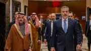 Bakan Fidan, Suudi mevkidaşı Prens Faysal ile Ankara'da görüştü